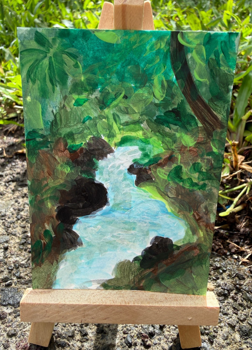 ACEO/ATC Original Acrylic Mini Painting \