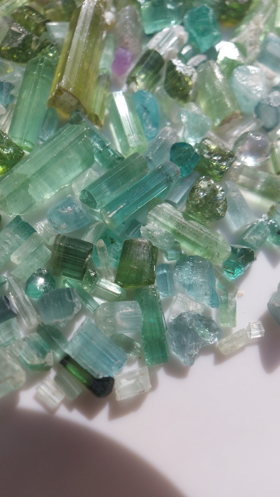 340- Carats Natural Tourmaline Crystals Lot from Afghanistan