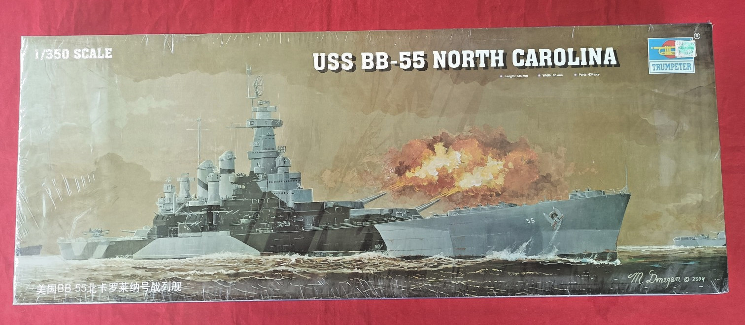 Trumpeter 1/350th Scale USS North Carolina Model Kit New in Box Trumpeter 1/350th Scale USS North Carolina Model Kit New in Box
