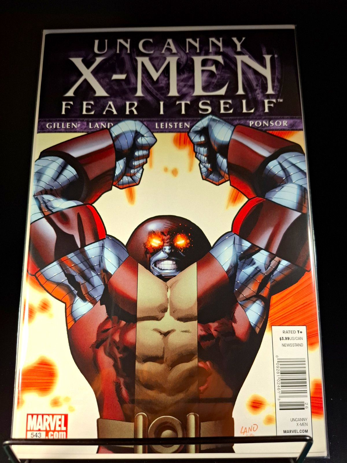 Uncanny X-Men #543 2011 Colossus as Juggernaut RARE NEWSSTAND NM Uncanny X-Men #543 2011 Colossus as Juggernaut RARE NEWSSTAND NM