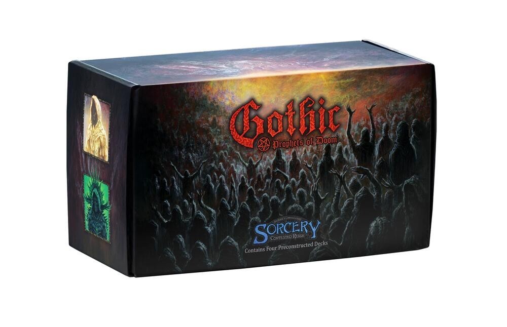 Sorcery TCG: Gothic Prophets of Doom Preconstructed Box (4 Decks) New Sealed Sorcery TCG: Gothic Prophets of Doom Preconstructed Box (4 Decks) New Sealed