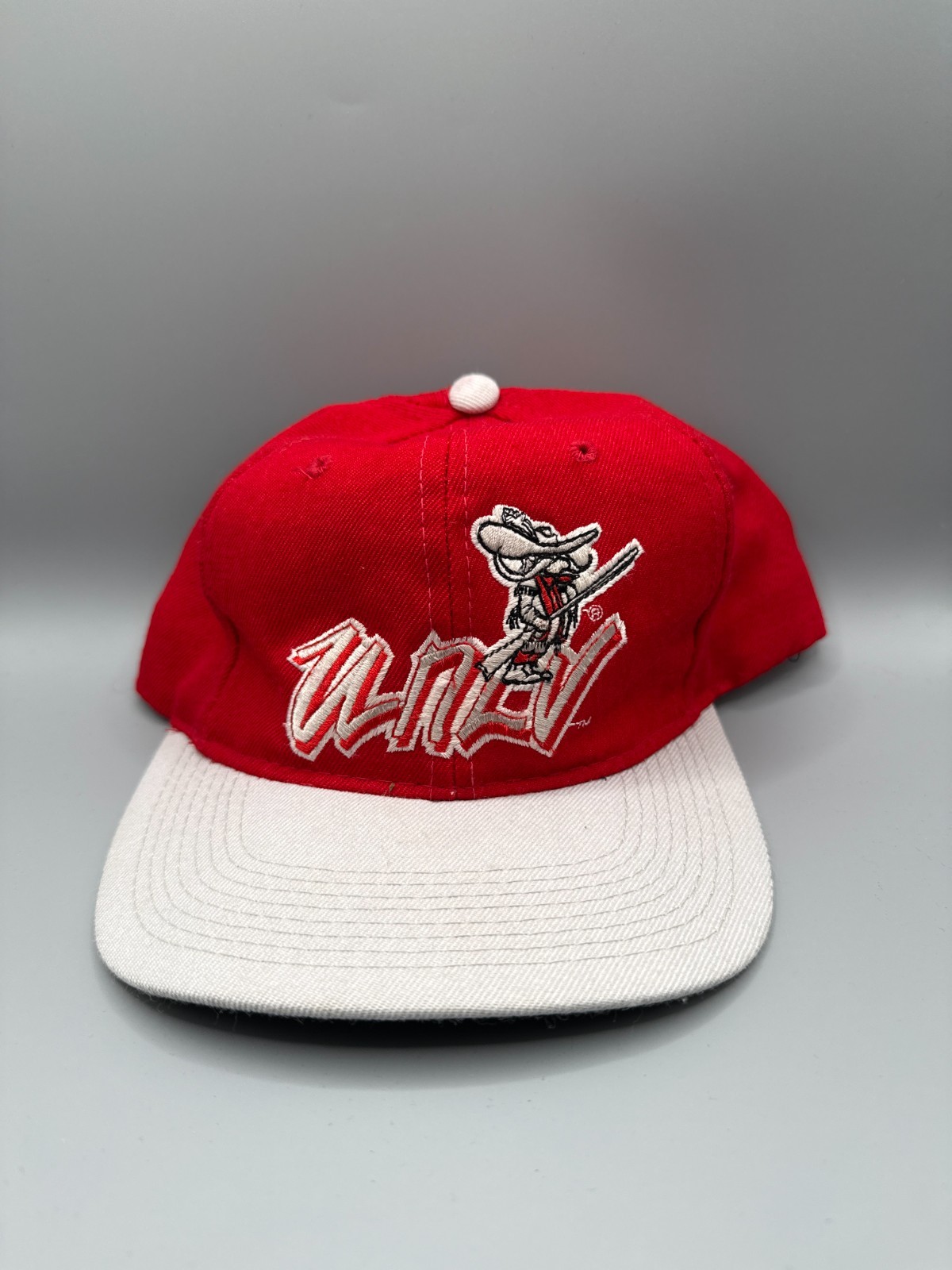 Vintage UNLV Rebels Hey Reb Snapback Hat Runnin Rebels NCAA Green Underbrim Vintage UNLV Rebels Hey Reb Snapback Hat Runnin Rebels NCAA Green Underbrim