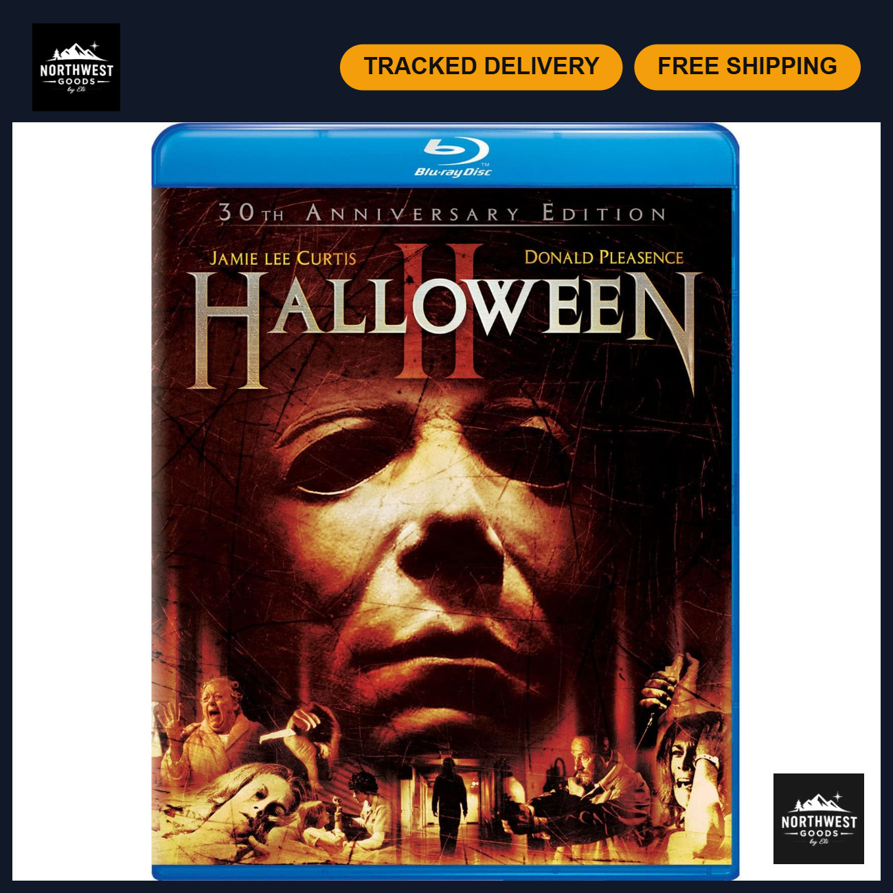 Halloween II (1981) Blu-ray - Classic Horror Film, Uncut Edition, Collector\'s It Halloween II (1981) Blu-ray - Classic Horror Film, Uncut Edition, Collector\'s It