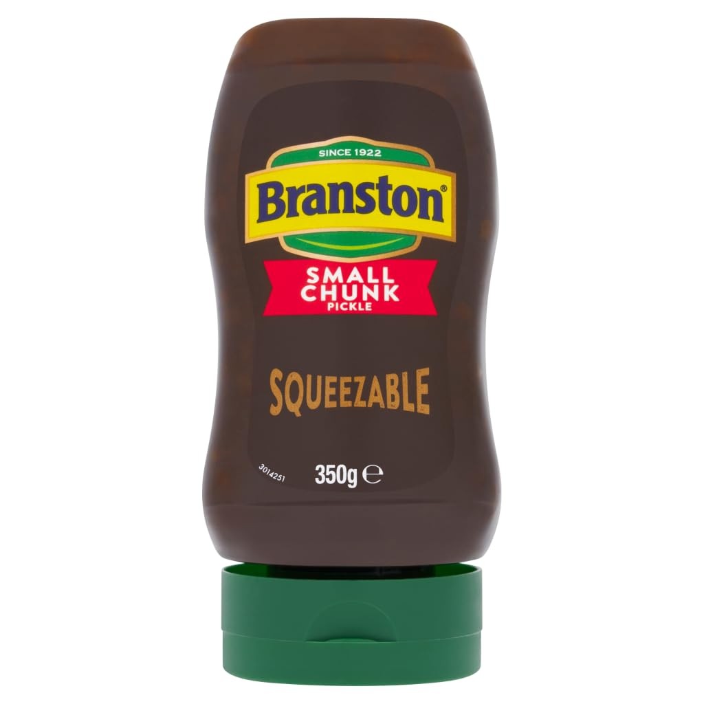 Branston Small Chunk Squeezy Pickle 350g 12 Ounce (Pack of 1) Branston Small Chunk Squeezy Pickle 350g 12 Ounce (Pack of 1)