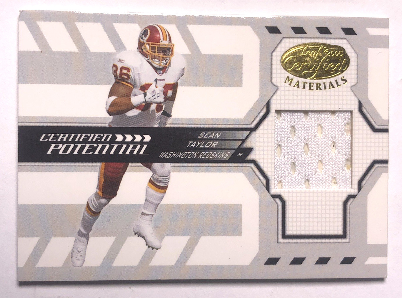 2005 Leaf Certified Materials Jersey GAME WORN 116/150 Sean Taylor #CP-24 BB2