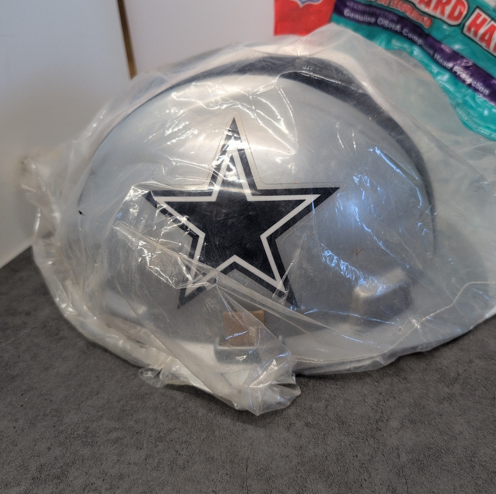 VTG 2001 NFL Dallas Cowboys Hard Hat MSA Safety Works OSHA Compliant Deadstock