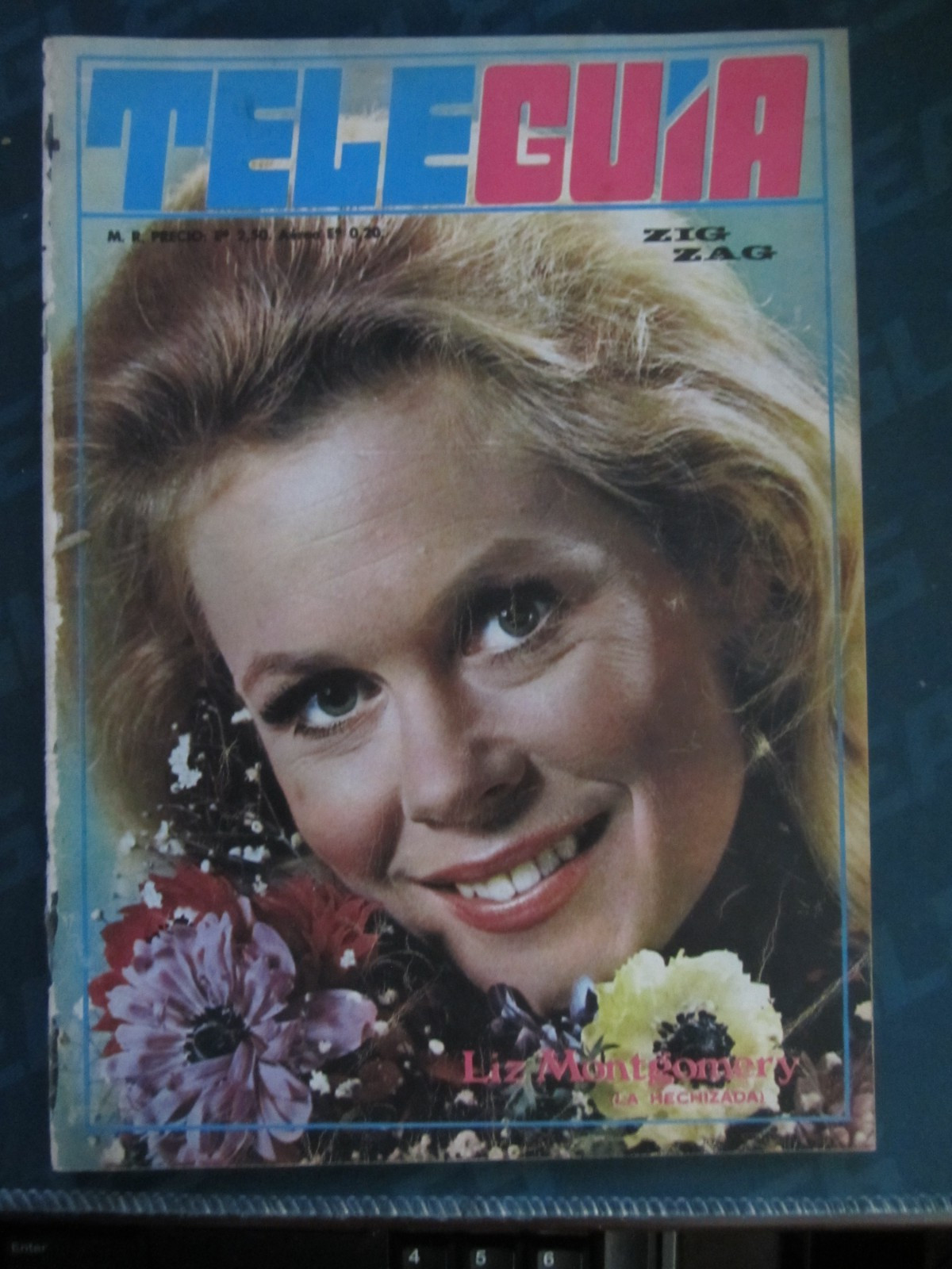 RARE Tele Guia TV Guide Chile March 1969 Bewitched Elizabeth Montgomery RARE Tele Guia TV Guide Chile March 1969 Bewitched Elizabeth Montgomery