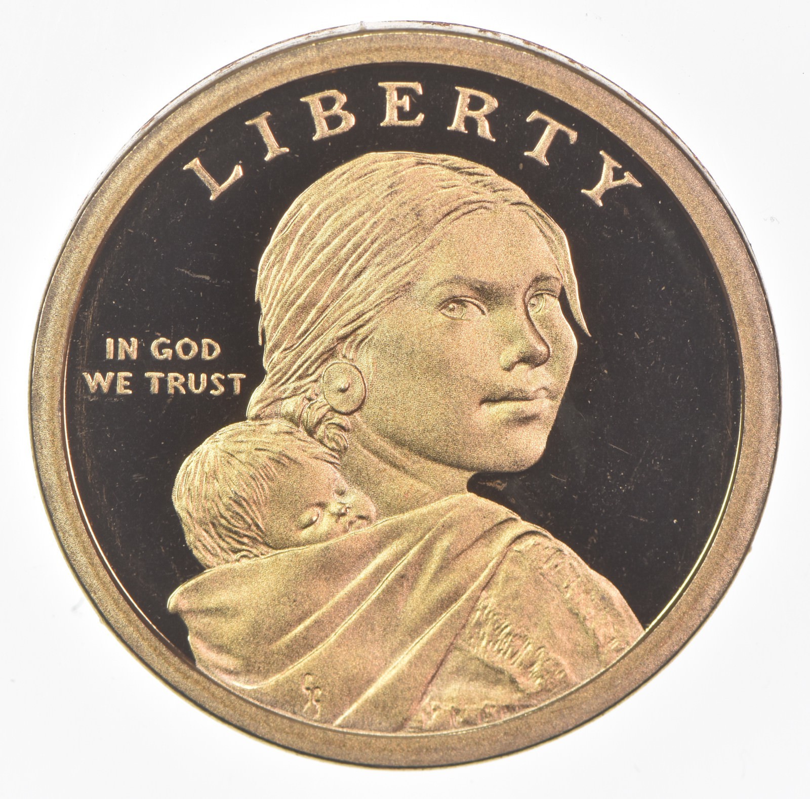2012-S Sacagawea $1 Proof Trade Routes Gold Dollar