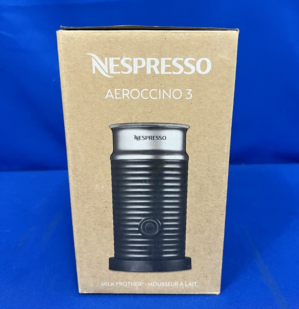 Nespresso Aeroccino 3 Hot & Cold Milk Frother - Black/Steel Nespresso Aeroccino 3 Hot & Cold Milk Frother - Black/Steel