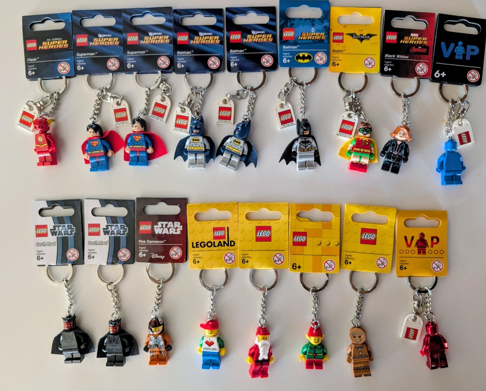 Lego Keychains, Marvel, DC, Star Wars, Monster, Space, VIP, LEDLite Lego Keychains, Marvel, DC, Star Wars, Monster, Space, VIP, LEDLite