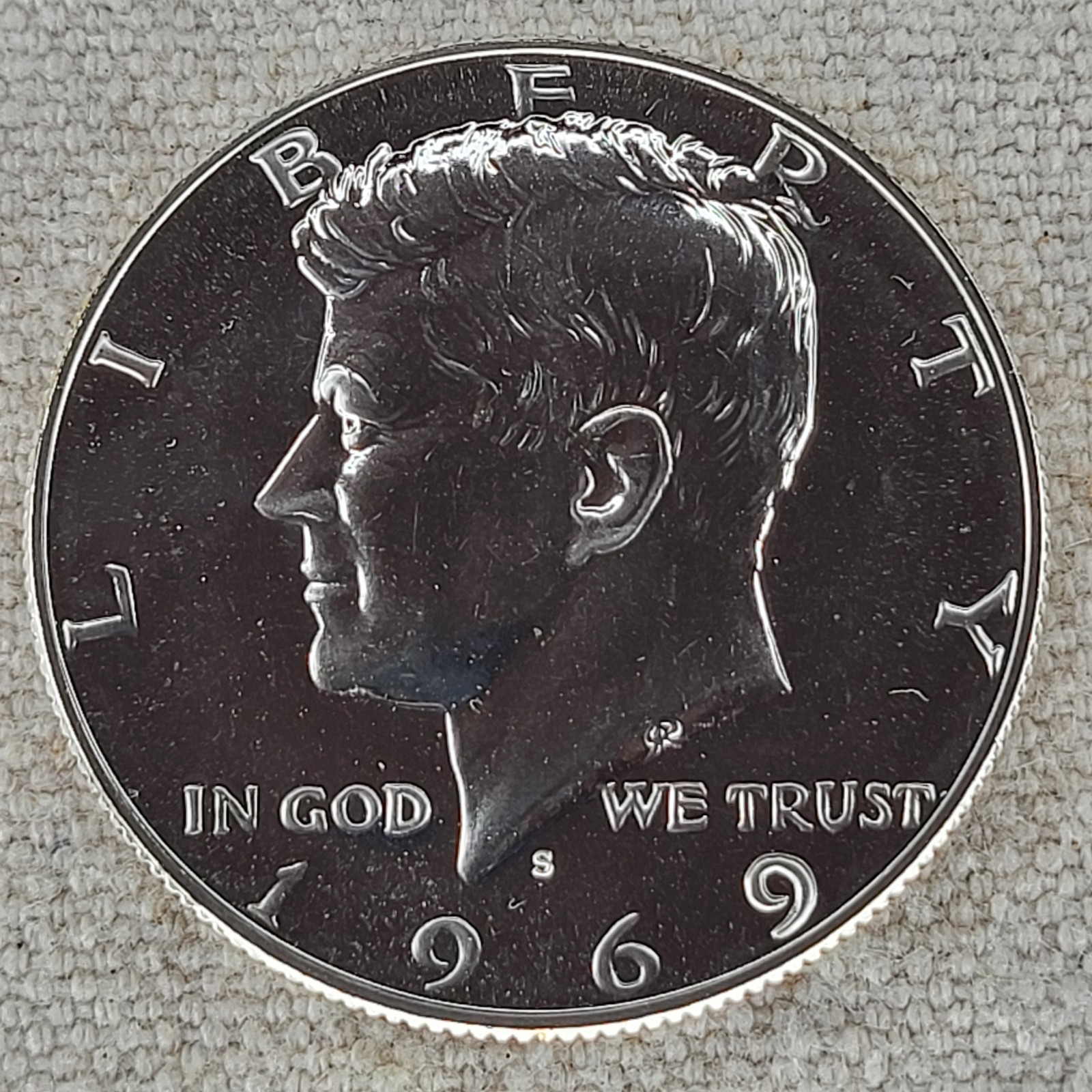 1969-S Kennedy Half Dollar Silver Proof 50C 40% SIlver US Coin