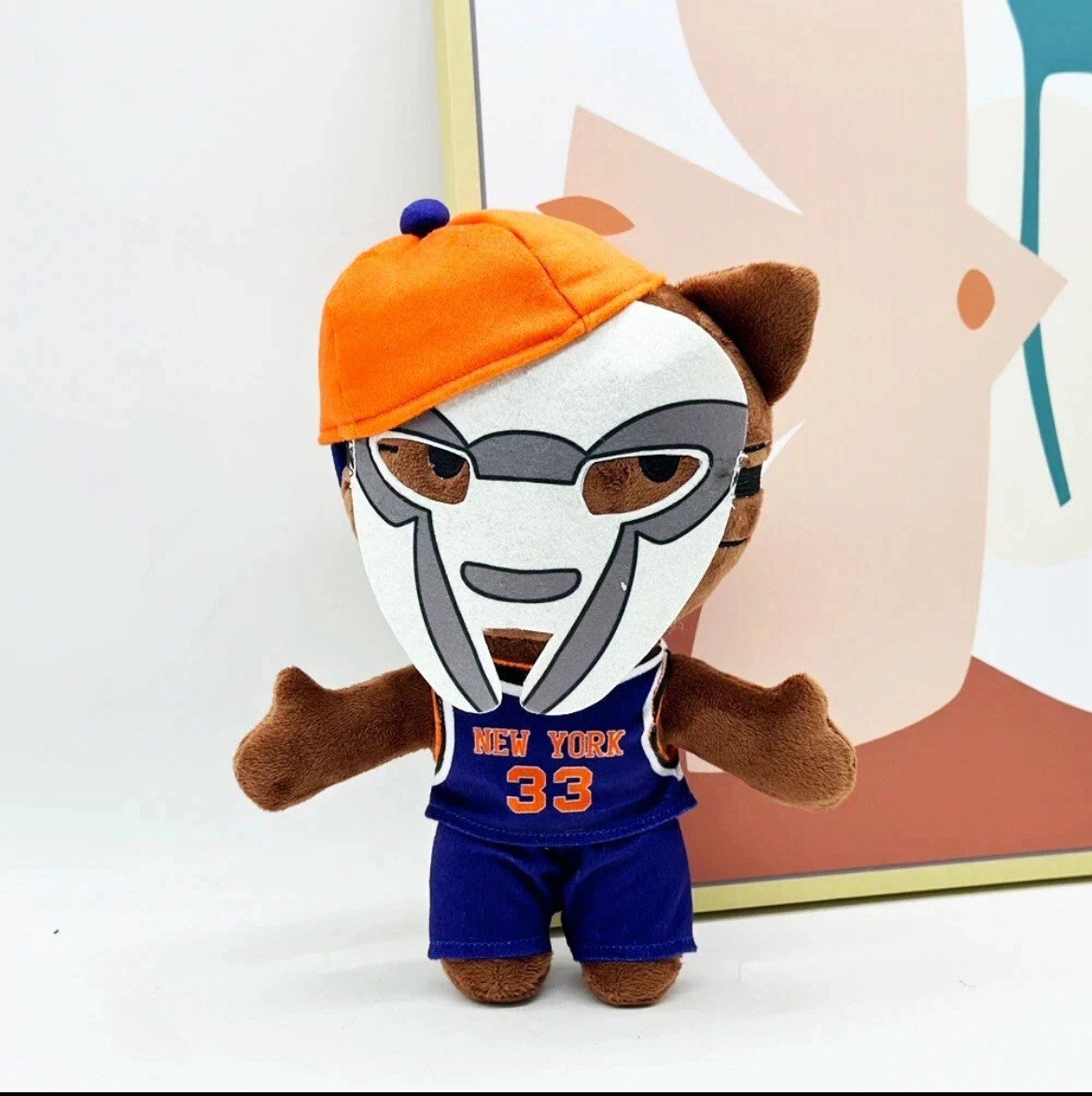Hello Kitty as MF DOOM Plush Black Friday Brand New 27cm Tall Rap Music Hello Kitty as MF DOOM Plush Black Friday Brand New 27cm Tall Rap Music