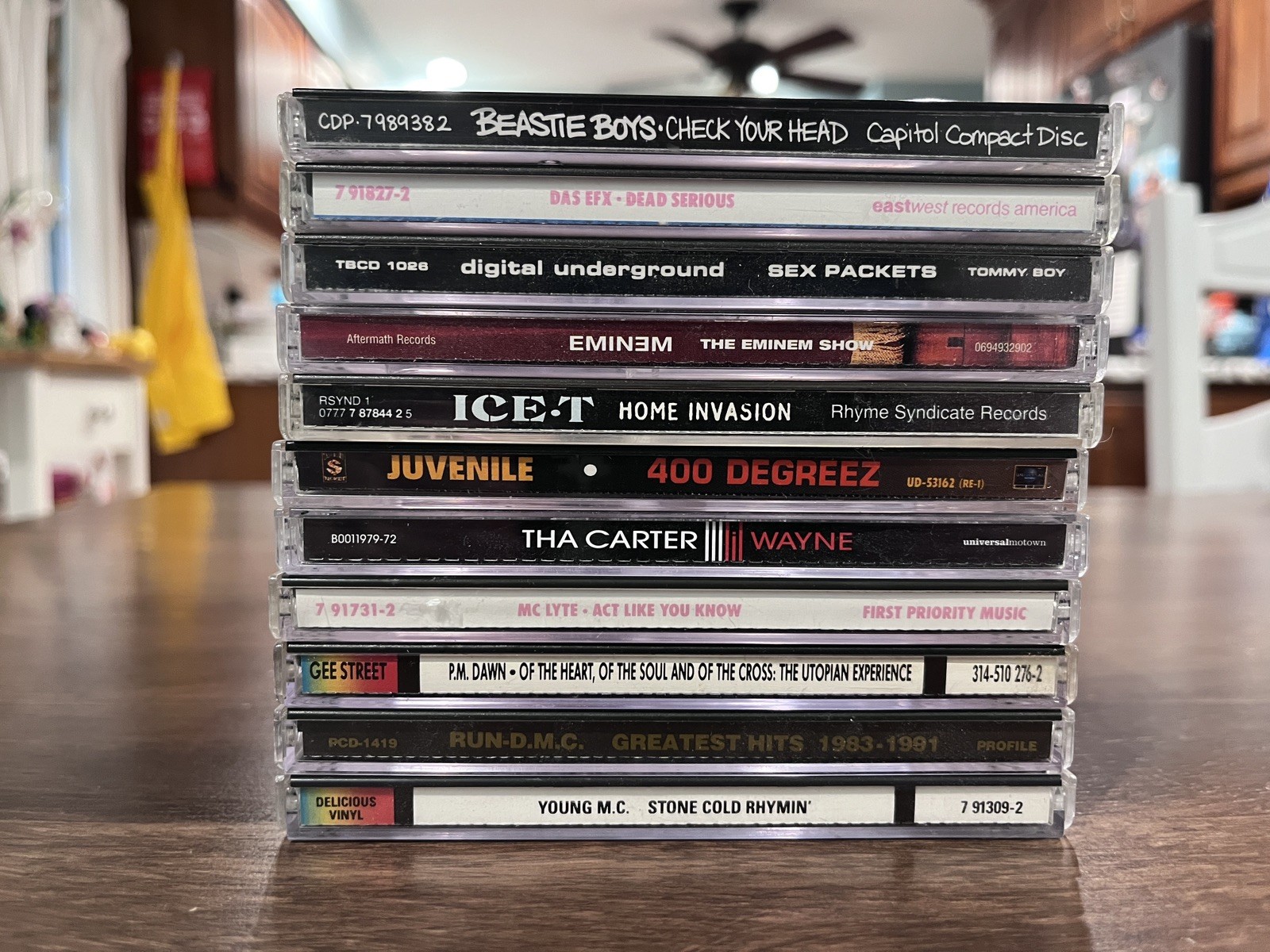 Rap Hip-Hop CD Lot Beastie Boys Eminem Lil Wayne Juvenile Young MC Ice-T Rap Hip-Hop CD Lot Beastie Boys Eminem Lil Wayne Juvenile Young MC Ice-T