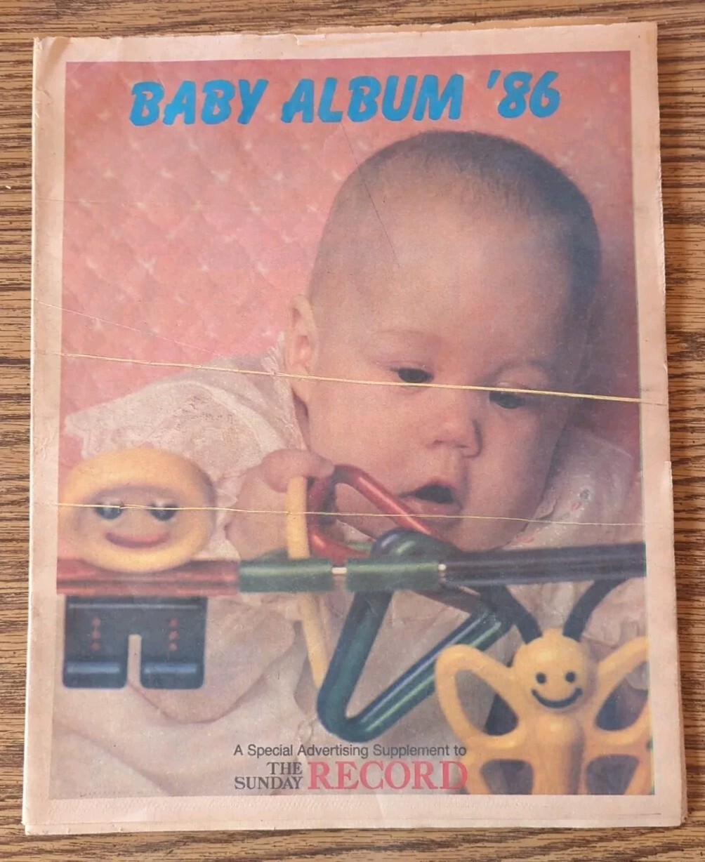 THE TROY NY RECORD NEWSPAPER Baby Album 1986 Capital Region Babies Cool
