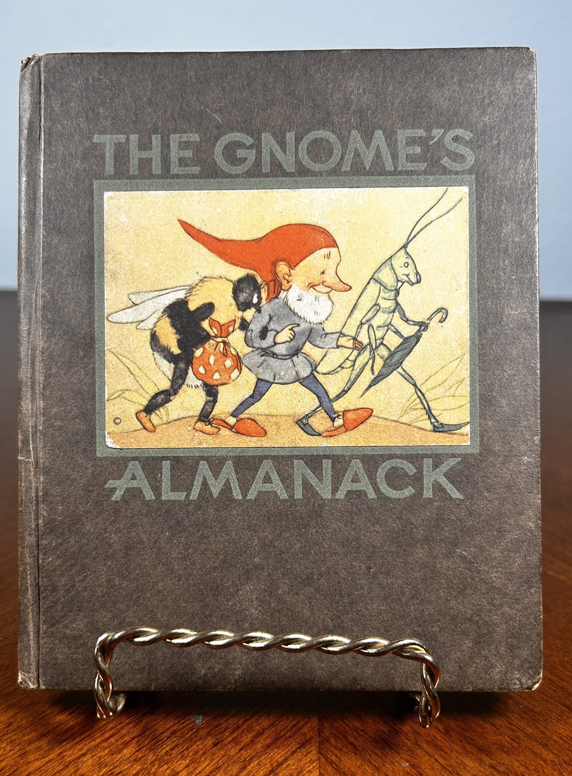 1931 The Gnomes Almanack Ida Bohatta Morpurgo June Head Antique Illustrated Book