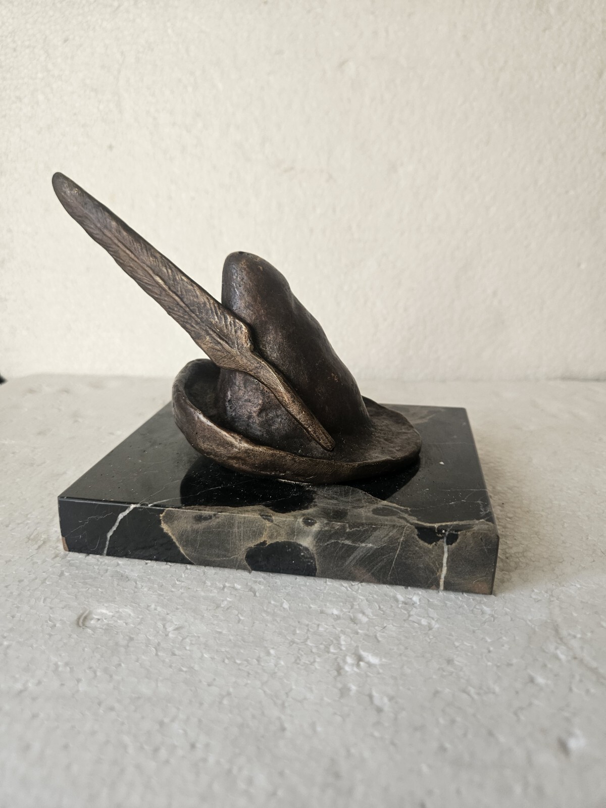 RRR RARE Antique Vintage Bronze Hunting Hat RRR RARE Antique Vintage Bronze Hunting Hat