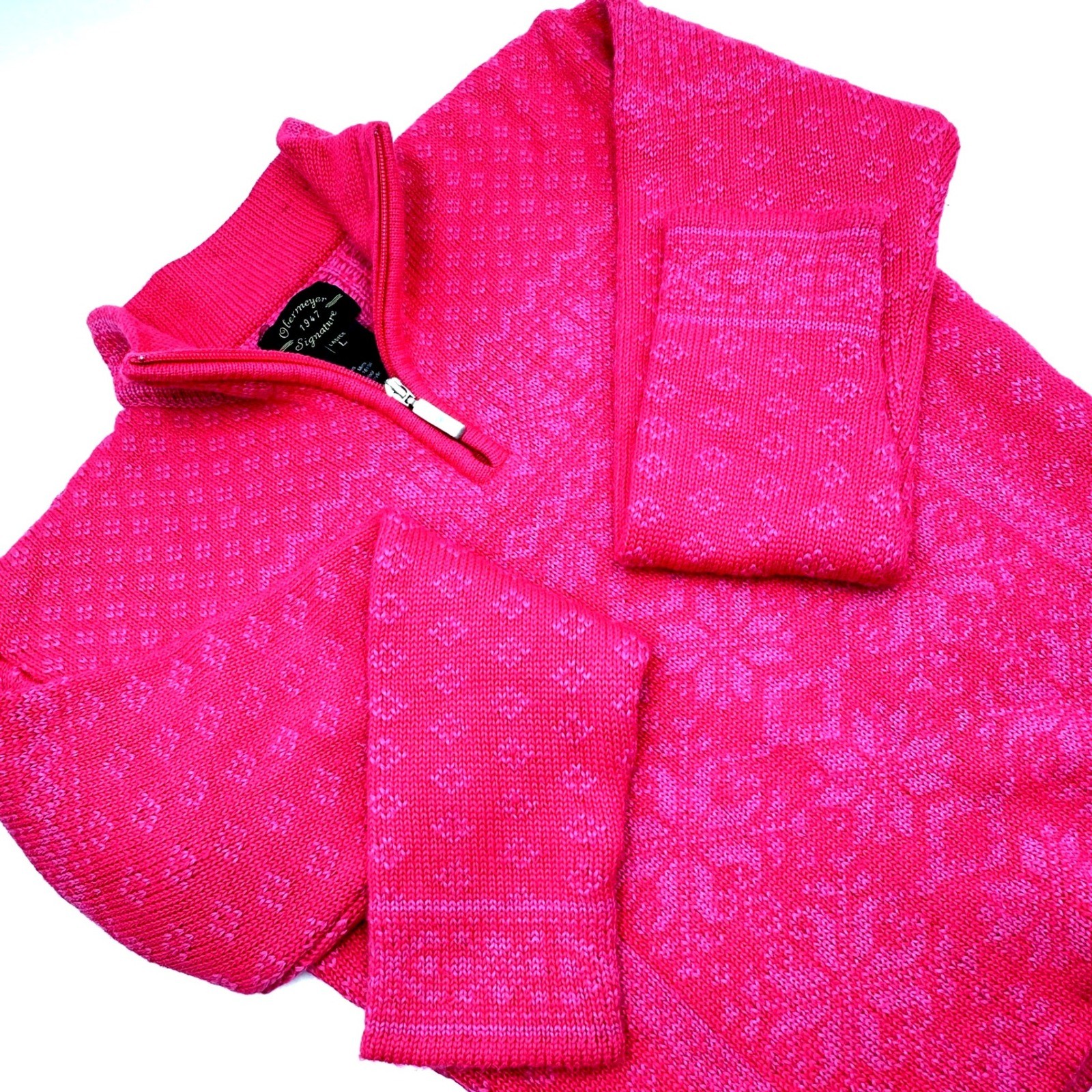 Vintage Obermeyer Mimi Sweater Womens L Pink Wool Alpine Chalet Retro Ski 90s Vintage Obermeyer Mimi Sweater Womens L Pink Wool Alpine Chalet Retro Ski 90s