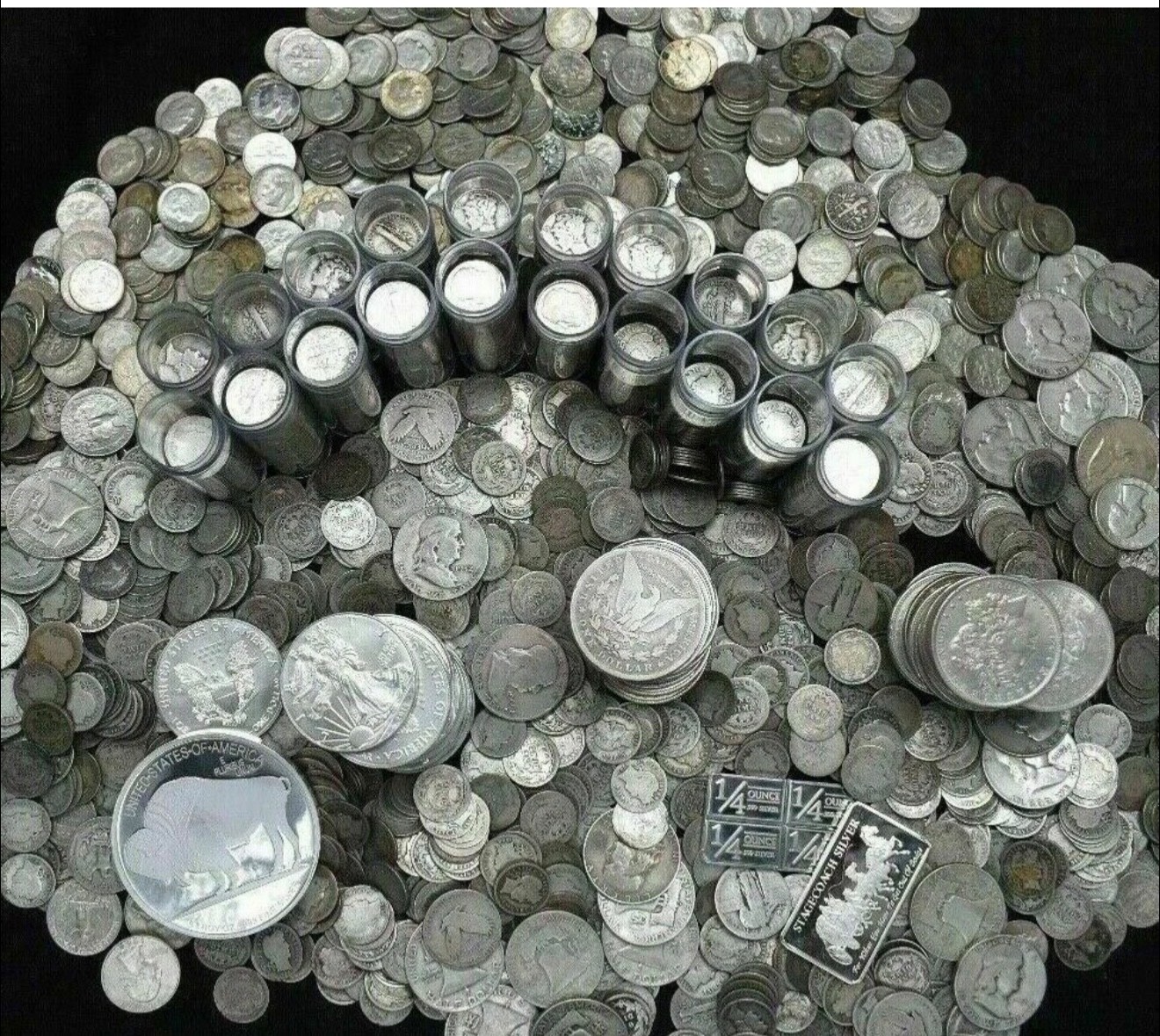 Wholesale Blowout Old U.S. Coin Estate Sale Lot- Silver+Proof+Rare Coins+FREE