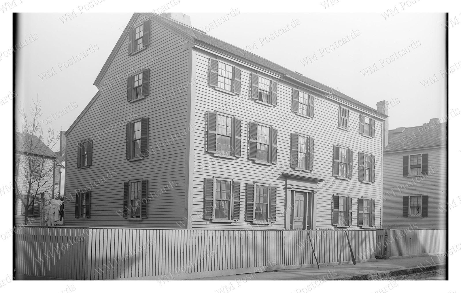 Salem Massachusetts circa 1900 Daniels Street House Standard Postcard