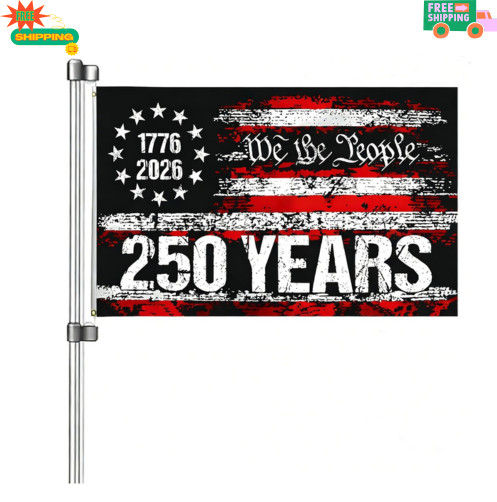250 Anniversary USA Flag -3X5 250 Year America Anniversary Flag for outside 1776