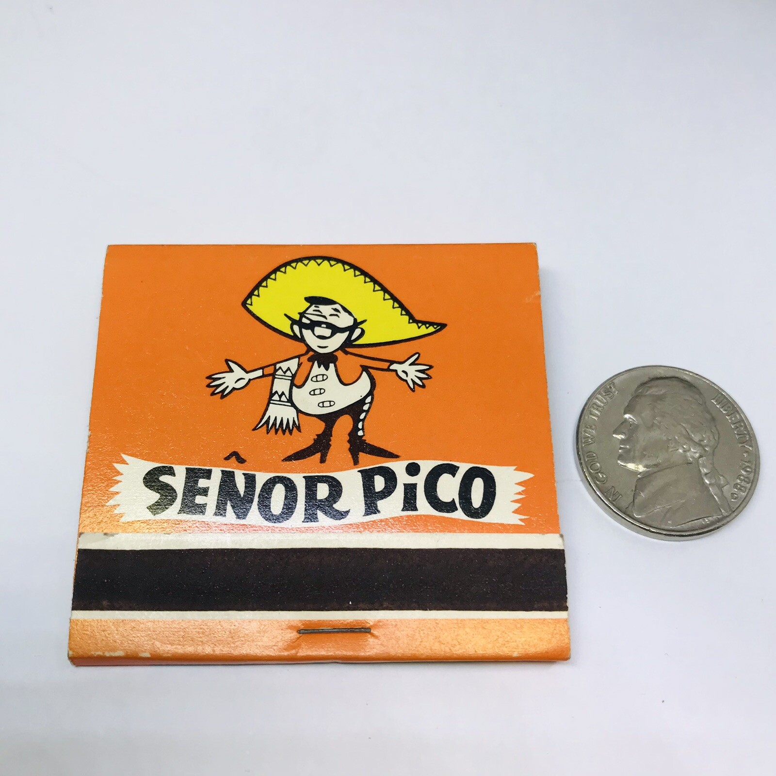 SENOR PICO VINTAGE MATCH BOOK NEW OLD STOCK EARLY CALIFORNIA MEXICAN FOOD LA SENOR PICO VINTAGE MATCH BOOK NEW OLD STOCK EARLY CALIFORNIA MEXICAN FOOD LA