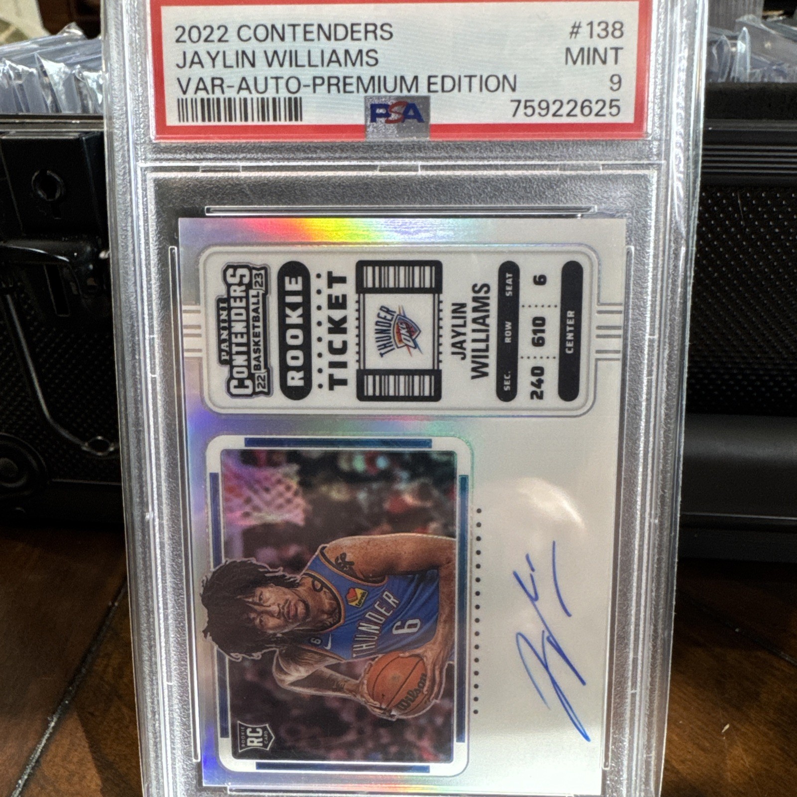 2022-23 Panini Contenders - Rookie Ticket Autograph Jaylin Williams (AU, RC)