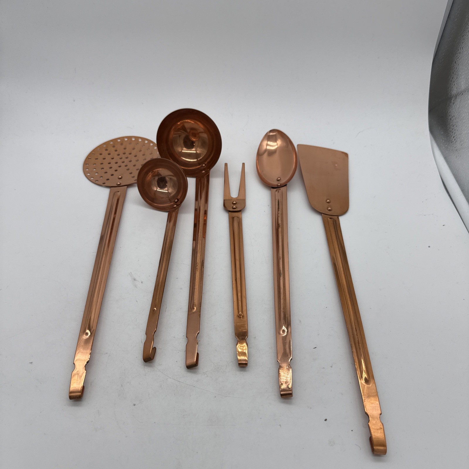 Vintage Copper Kitchen Utensil Set 6 Pieces Made In Korea Decor Vintage Copper Kitchen Utensil Set 6 Pieces Made In Korea Decor