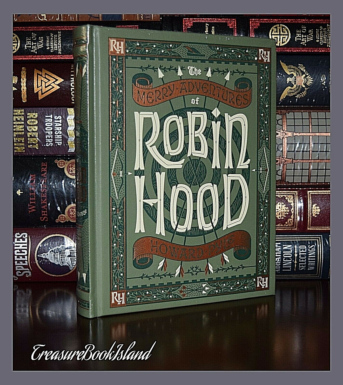Merry Adventures of Robin Hood by H. Pyle Illustrated New Sealed Leather Bound