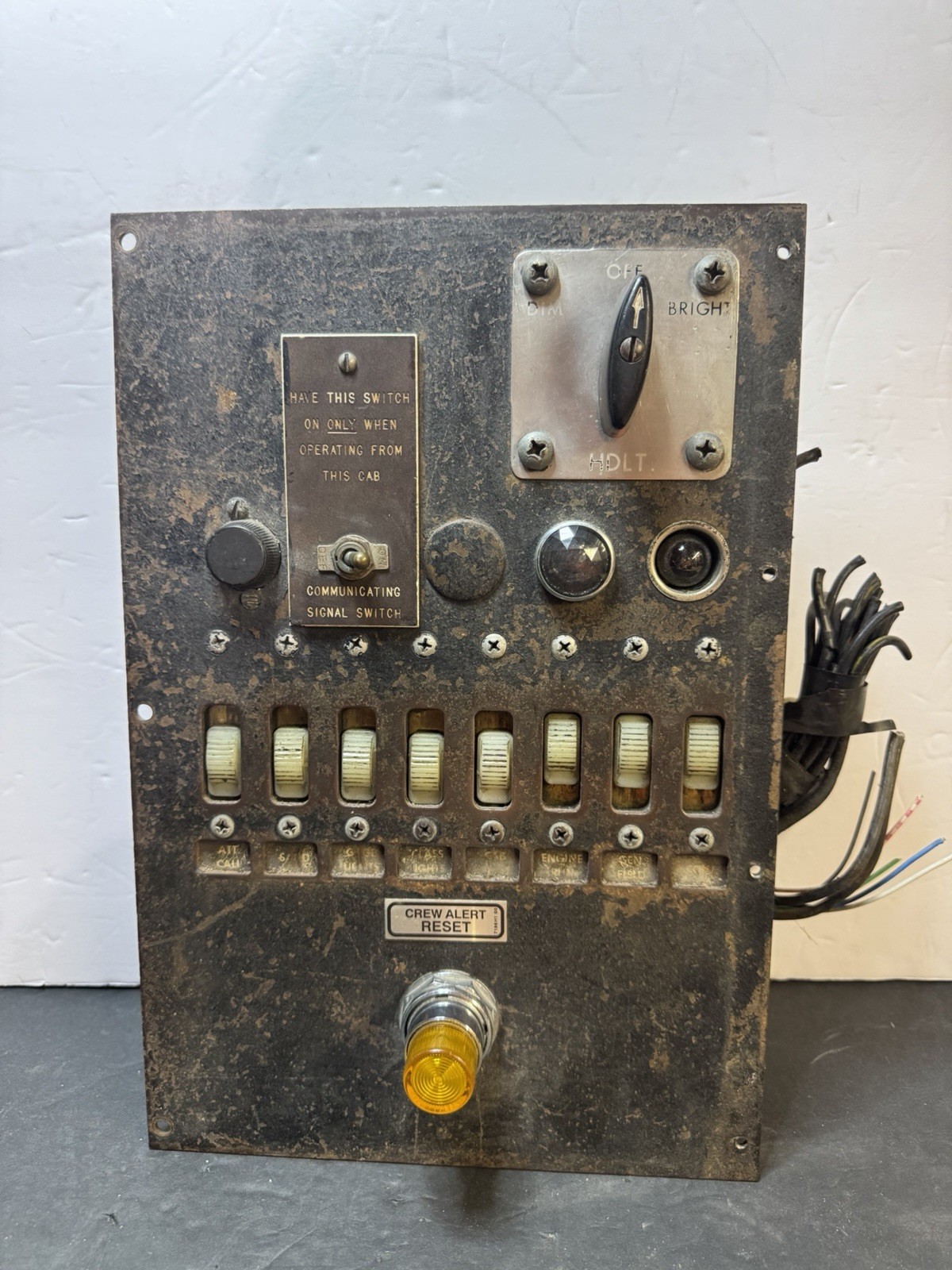Railroad Locomotive Switch Panel - EMD Diesel 50’s-70’s? Railroad Locomotive Switch Panel - EMD Diesel 50’s-70’s?