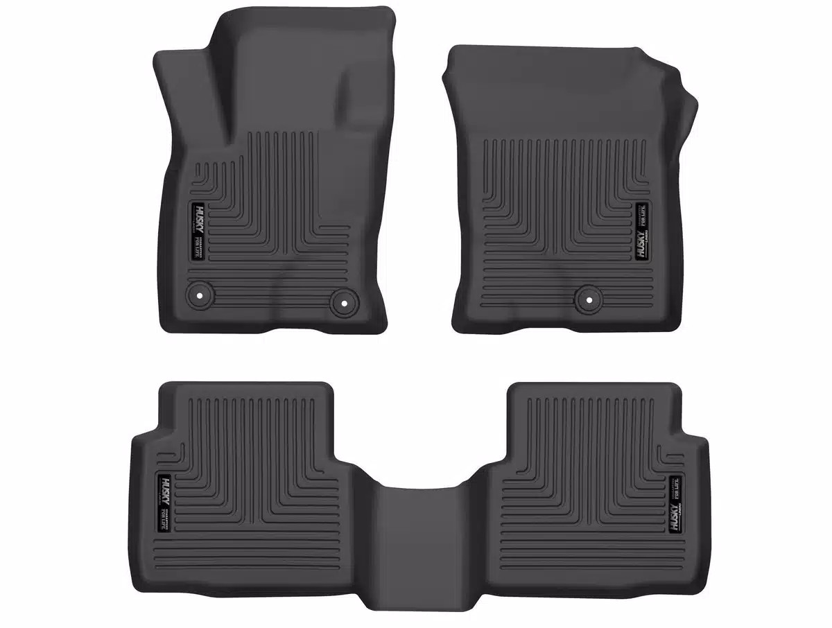 Husky WeatherBeater Front/2nd Row Floor Mats 3pc Fits 2020-2023 Escape Black