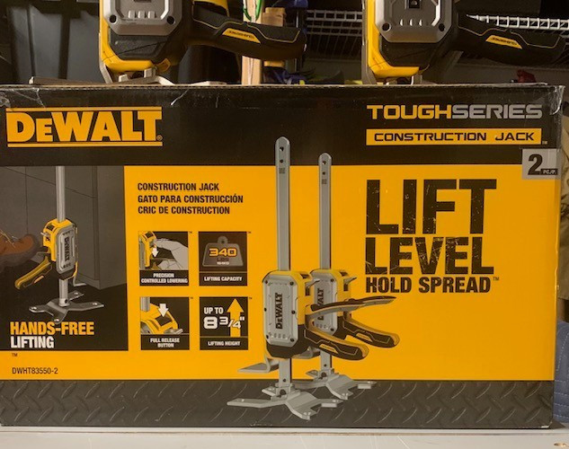 DEWALT DWHT83550-2 TOUGHSERIES Construction Jack 2-Pack 340 LB NEW