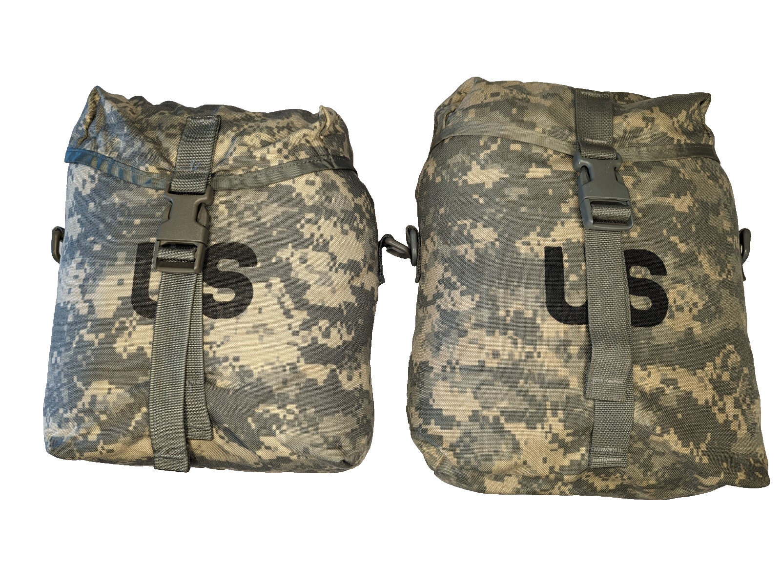 Lot Of 2 Sustainment Pouches for Army ACU Military Large Rucksack USGI MOLLE II