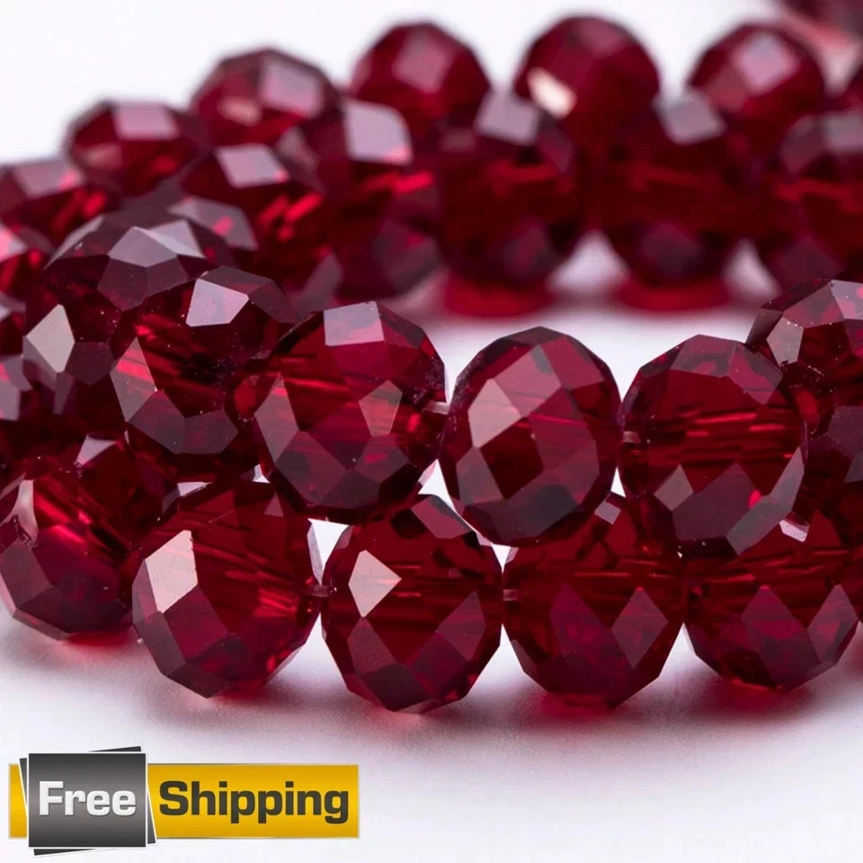 60pcs Faceted Crystal Beads Clear 8mm Glass Bead for DIY Bracelet Jewelry Making 60pcs Faceted Crystal Beads Clear 8mm Glass Bead for DIY Bracelet Jewelry Making