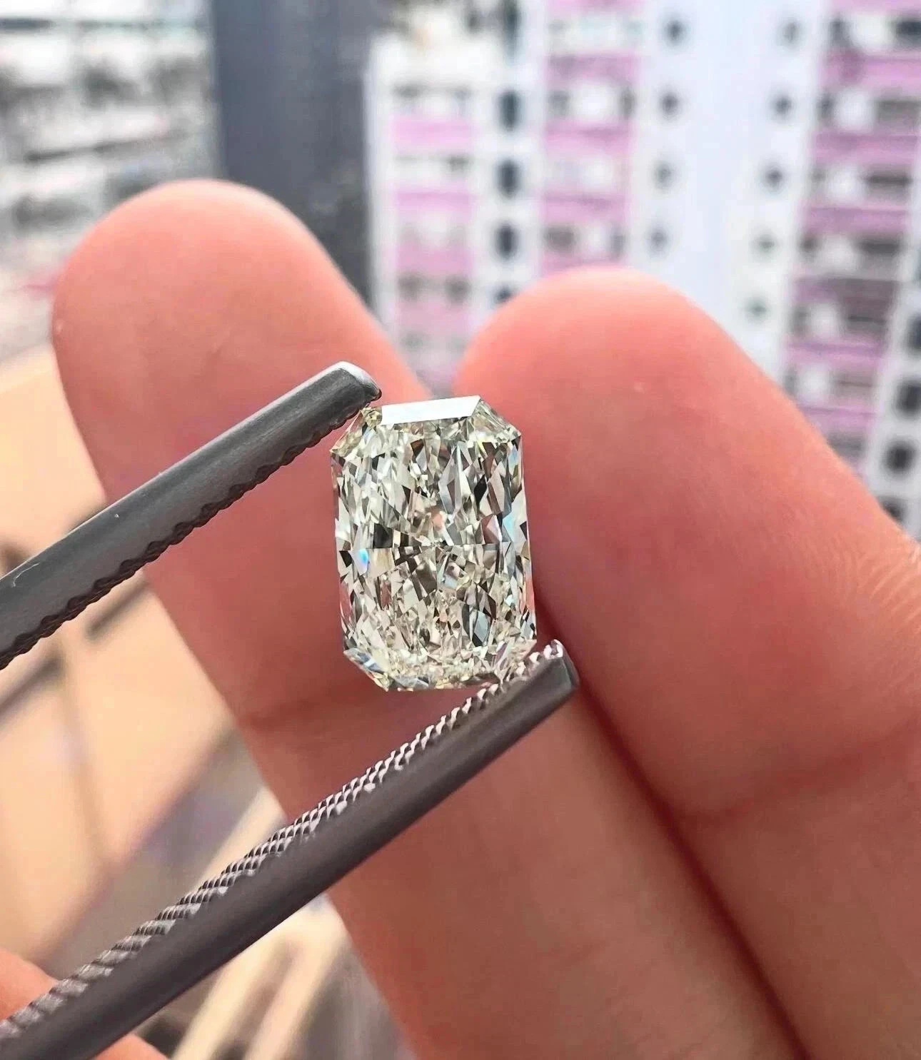 3.00 CT Radiant Cut Lab Grown CVD Diamond Loose VVS1 - Certified D Color Stone 3.00 CT Radiant Cut Lab Grown CVD Diamond Loose VVS1 - Certified D Color Stone