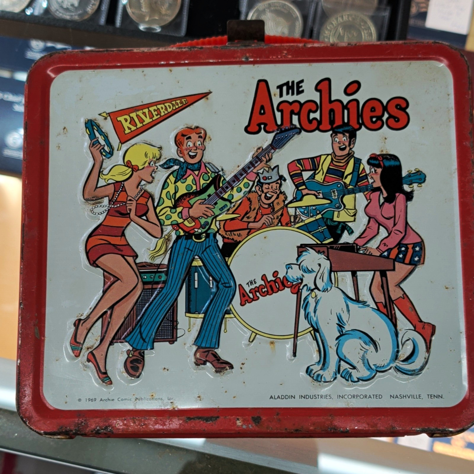 Aladdin Industries Vintage The Archies Metal Lunchbox, Metal, Pre-1970 Aladdin Industries Vintage The Archies Metal Lunchbox, Metal, Pre-1970