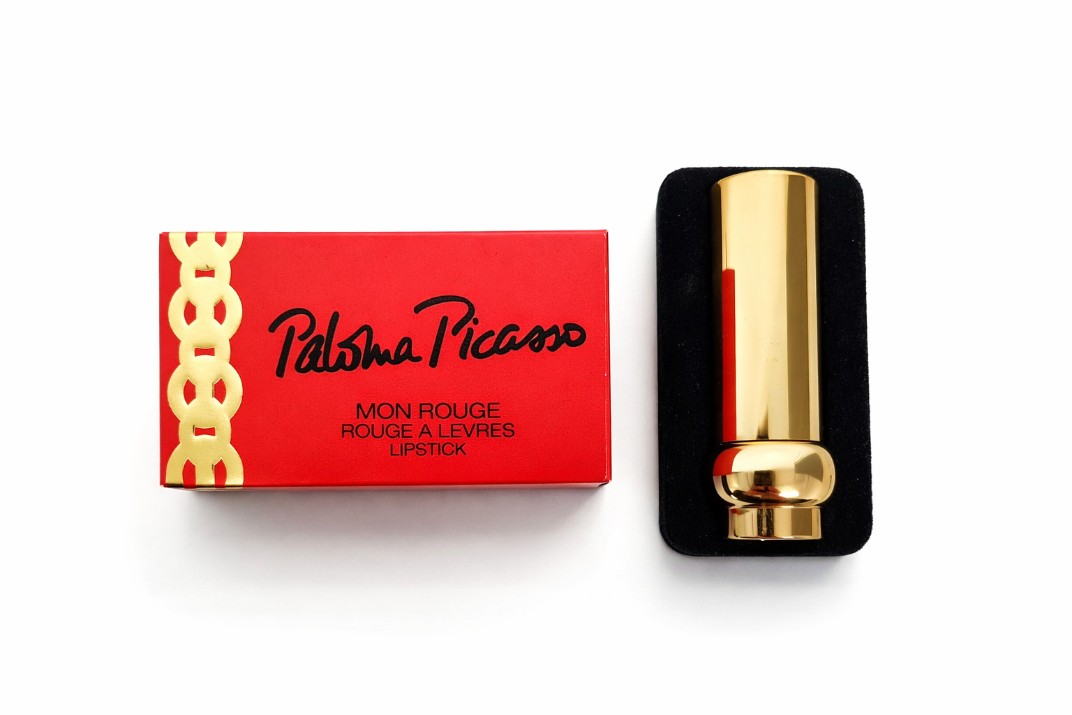 Paloma Picasso Mon Rouge Lipstick 4ml Vintage Made in France New in Box Paloma Picasso Mon Rouge Lipstick 4ml Vintage Made in France New in Box
