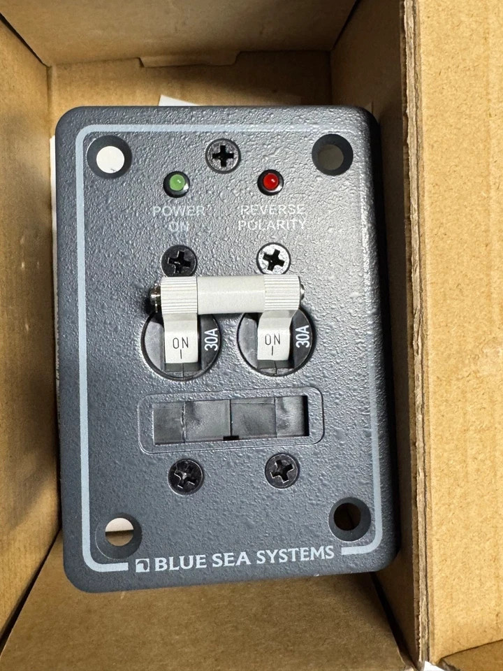Blue Sea 8077 Marine AC Main 30A NEW ITEM OUT OF BOX