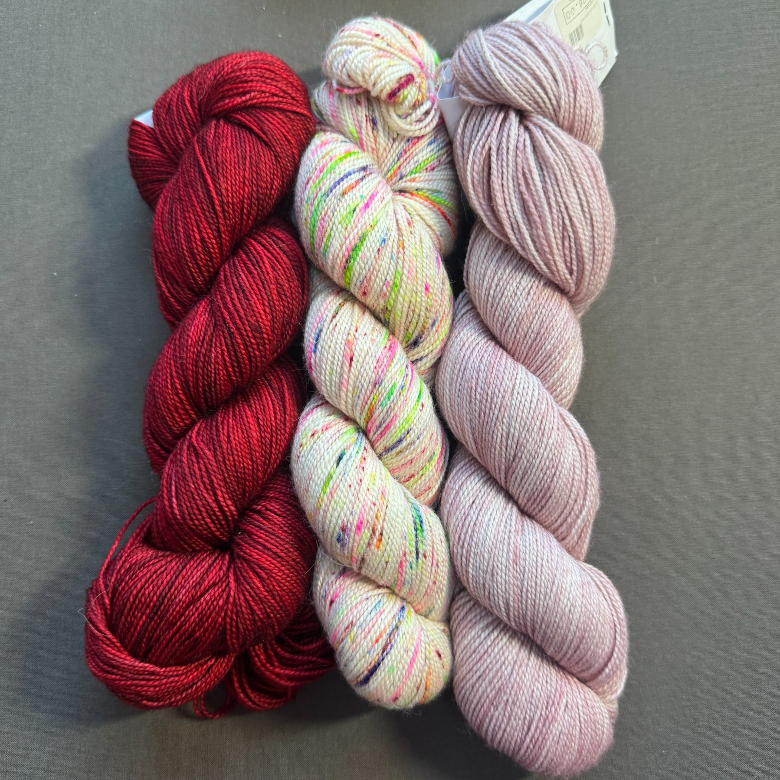 MADELINETOSH TOSH SOCK YARN - 3 Skeins Variety Merino 395 Yds NOS MADELINETOSH TOSH SOCK YARN - 3 Skeins Variety Merino 395 Yds NOS