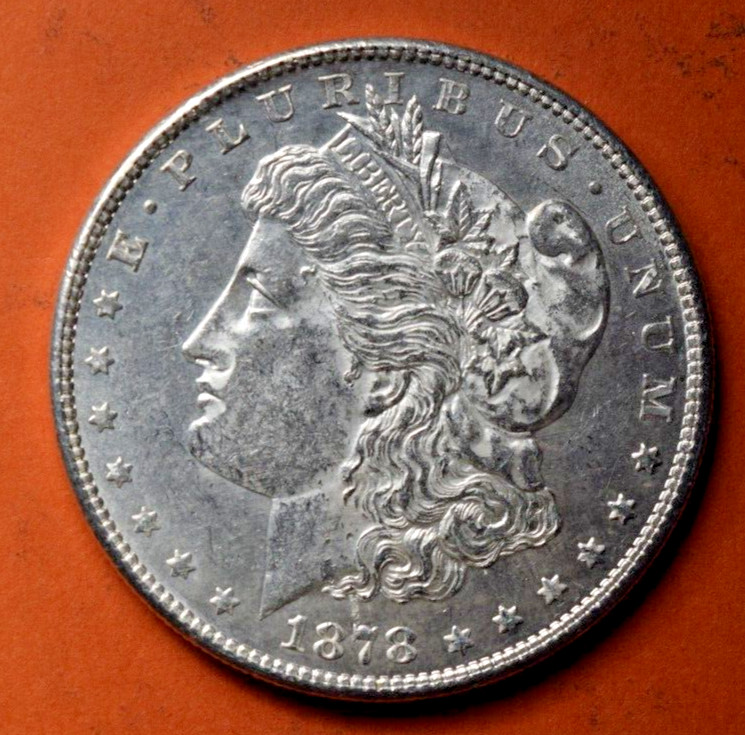 1878 S Morgan Dollar ~ UNC Uncirculated ~ 90% Silver $1 US Coin Collectible 1878 S Morgan Dollar ~ UNC Uncirculated ~ 90% Silver $1 US Coin Collectible