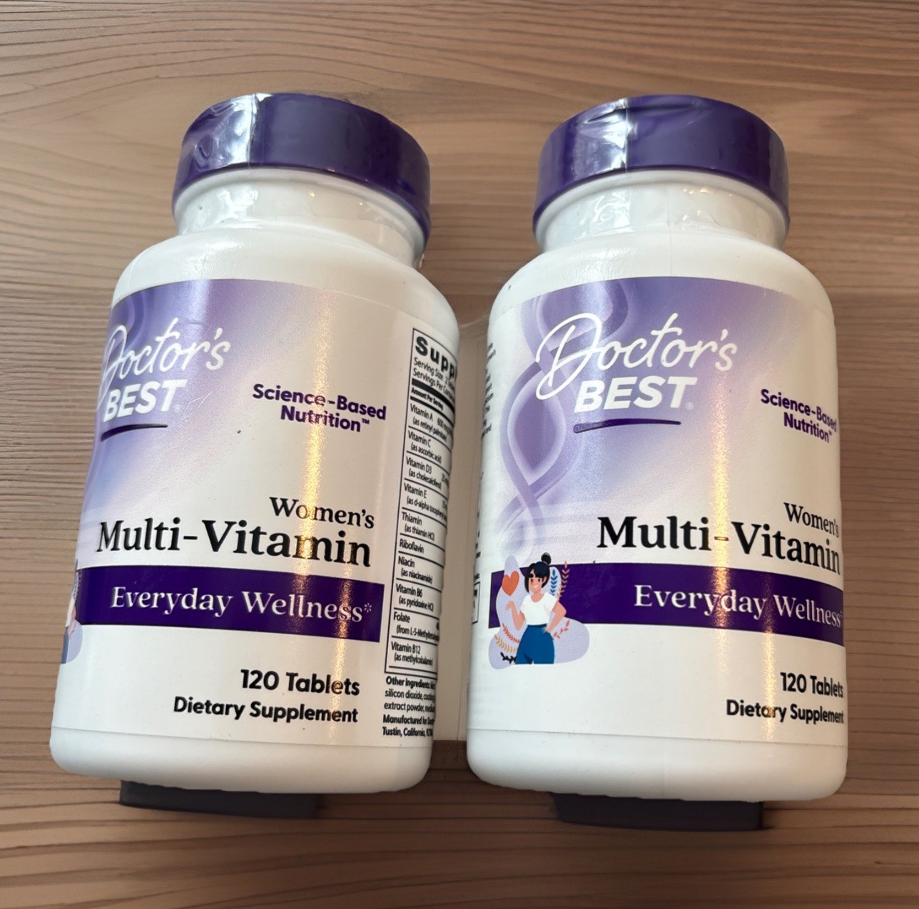 2-Doctor's BEST Women’s Multivitamin , 120 Capsules Everyday Wellness Exp. 04/27