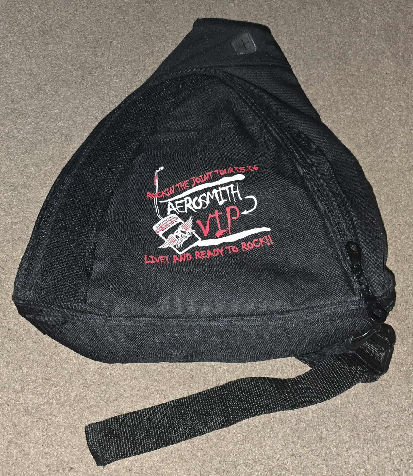 Aerosmith VIP Rockin\' The Joint Tour \'05-\'06 Shoulder Bag Backpack