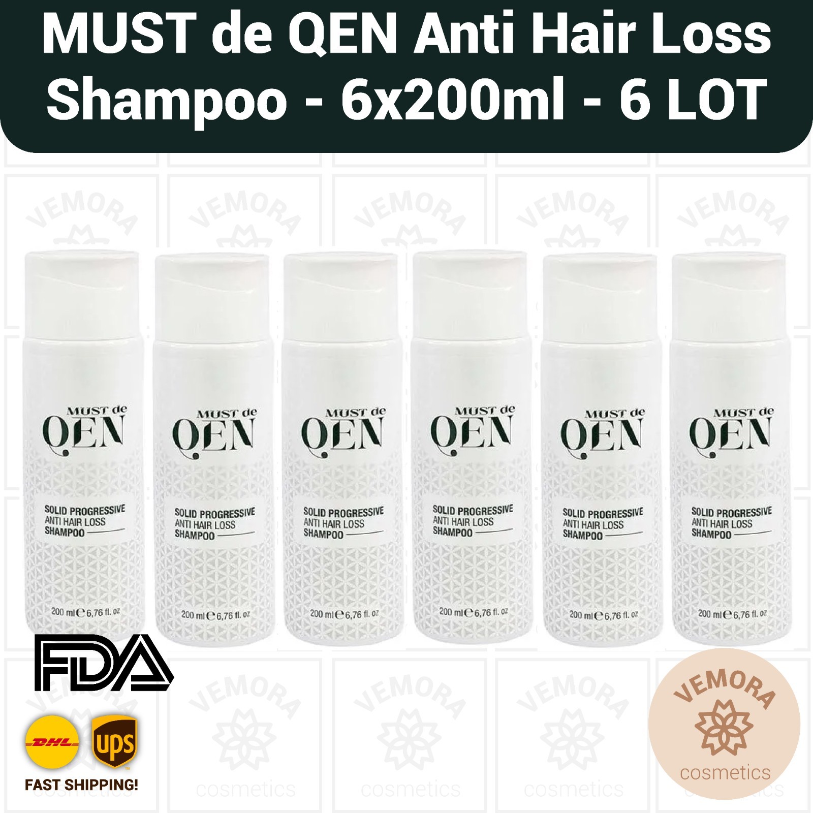 MUST de QEN After Hair Transplant Anti Hair Loss Hair Repair Shampoo - 6 LOT MUST de QEN After Hair Transplant Anti Hair Loss Hair Repair Shampoo - 6 LOT