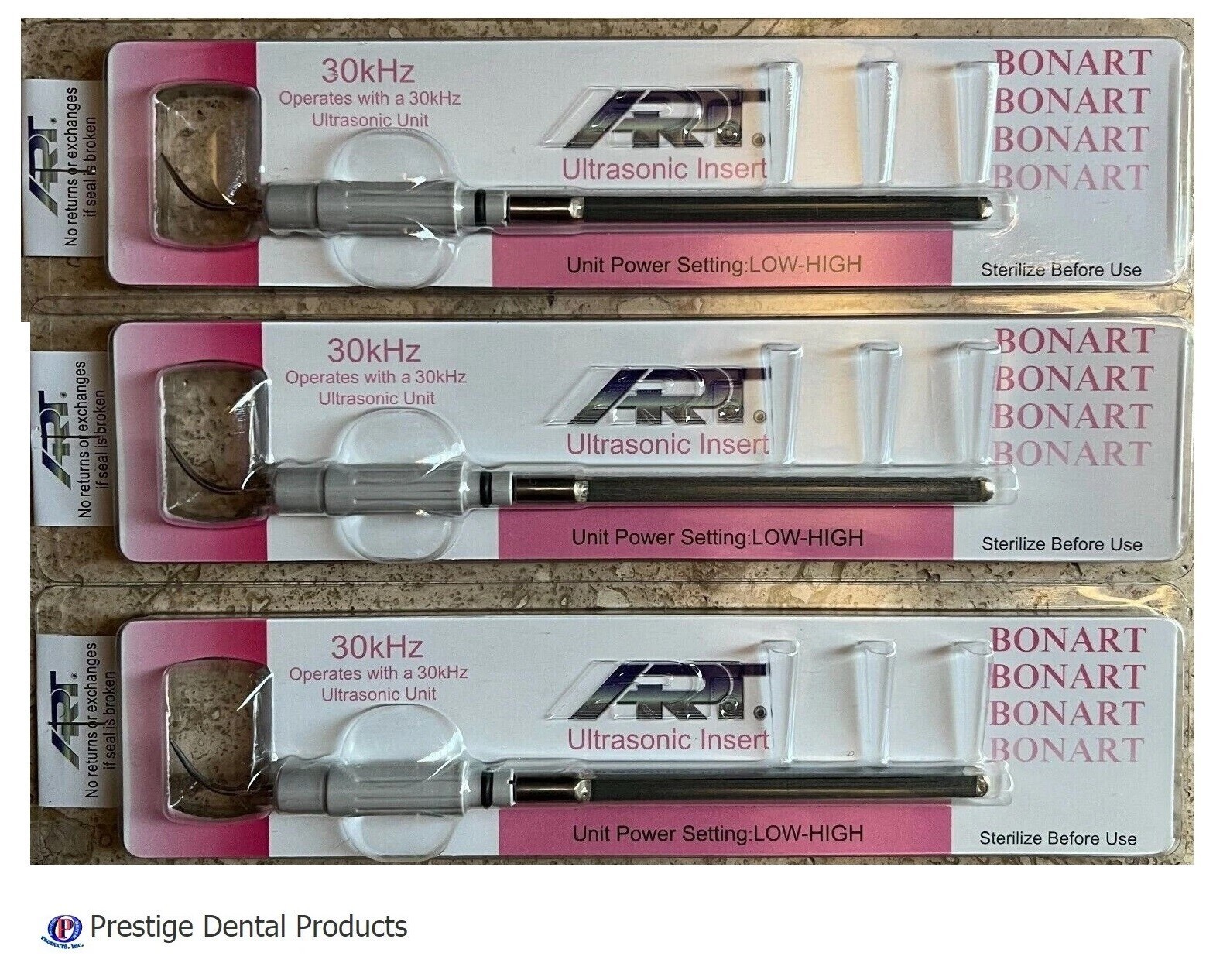 3 Insert of Bonart Dental Cavitron Ultrasonic 30K IF50 Insert Tips Universal 3 Insert of Bonart Dental Cavitron Ultrasonic 30K IF50 Insert Tips Universal