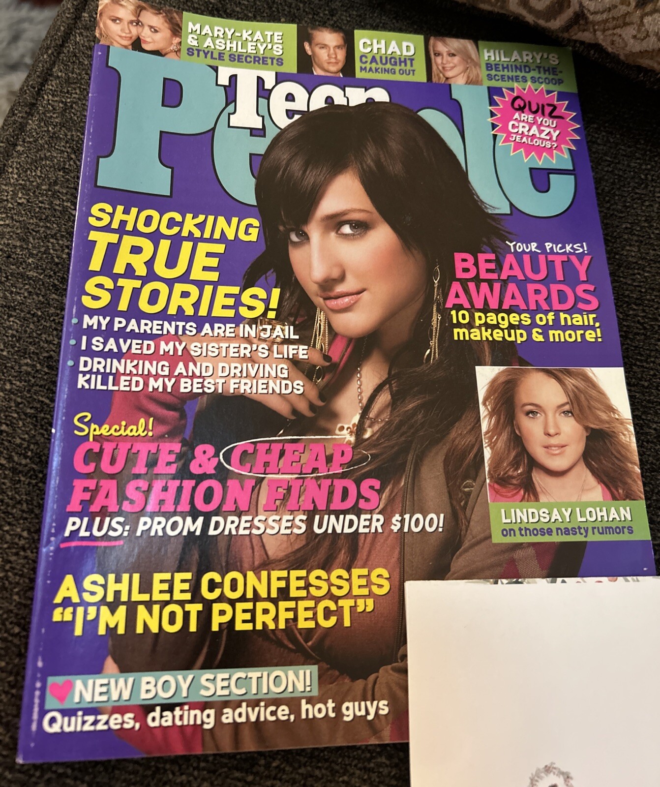 Teen People Magazine 2005 Ashlee Simpson Newstand Rare Y2K March 2005 Teen People Magazine 2005 Ashlee Simpson Newstand Rare Y2K March 2005