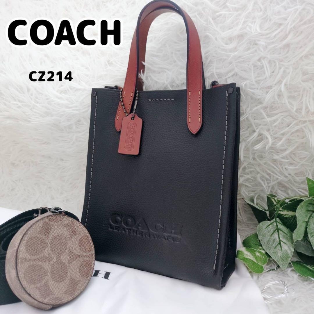 COACH CZ214 Relay Shoulder Bag Pouch Signature from Japan