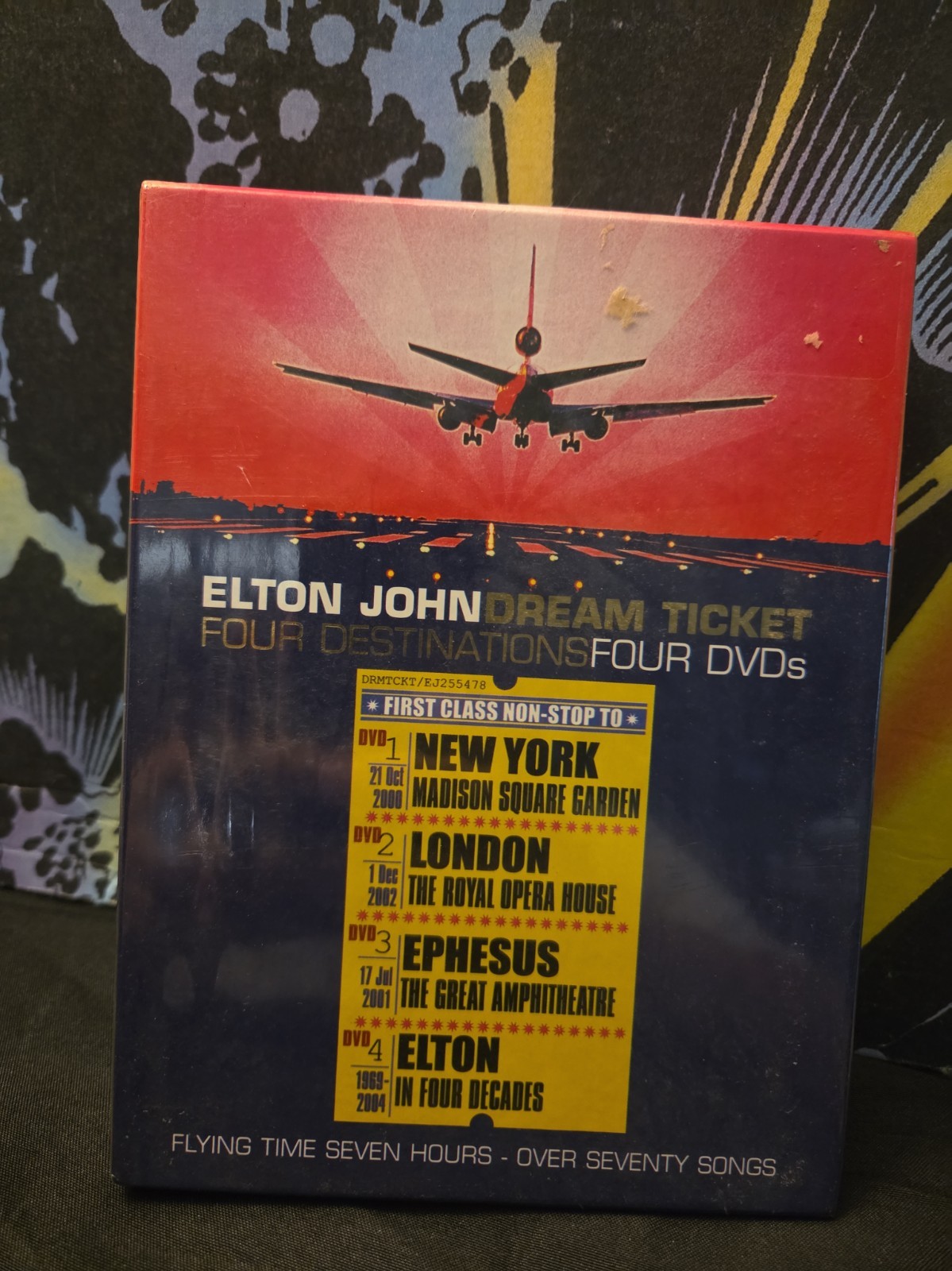 Elton John - Dream Ticket (DVD, 2005, 4-Disc Set) Brand New Factory Sealed