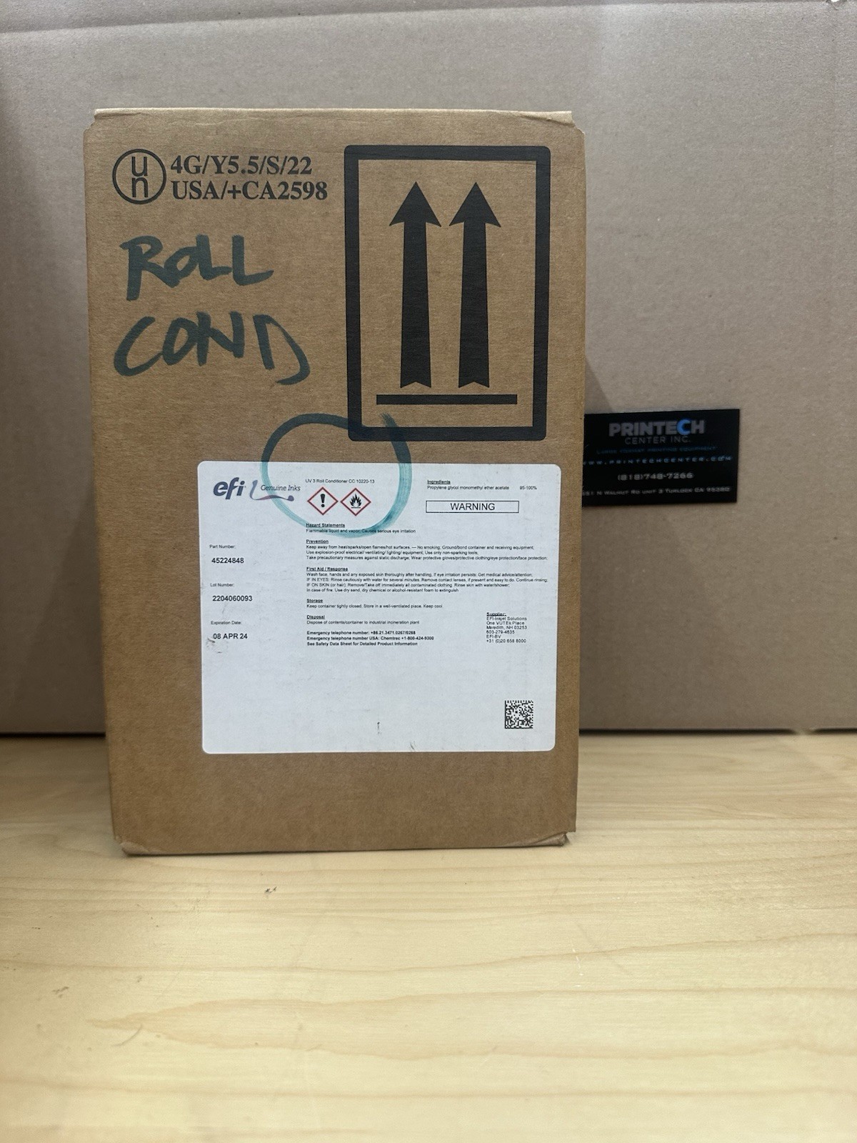 45224848 Genuine EFI VUTEk Roller Maintenance Fluid/ Conditioner  EXP-APRIL 2024