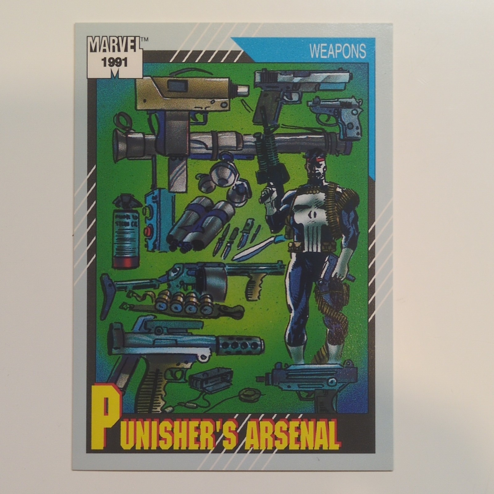 Impel 1991 Marvel Punisher\'s Arsenal #132 Punisher Non-Sport Trading Card Impel 1991 Marvel Punisher\'s Arsenal #132 Punisher Non-Sport Trading Card
