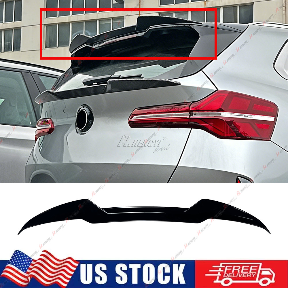 GT Style Gloss Black Highkick Rear Roof Spoiler Wing Lid For 25-27 BMW G45 X3