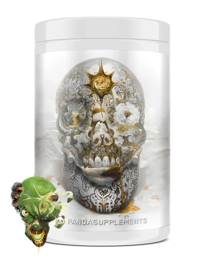 Panda Supps SKULL-High Stim Super Nootropic Pre-Workout &Samle 40 Serv.